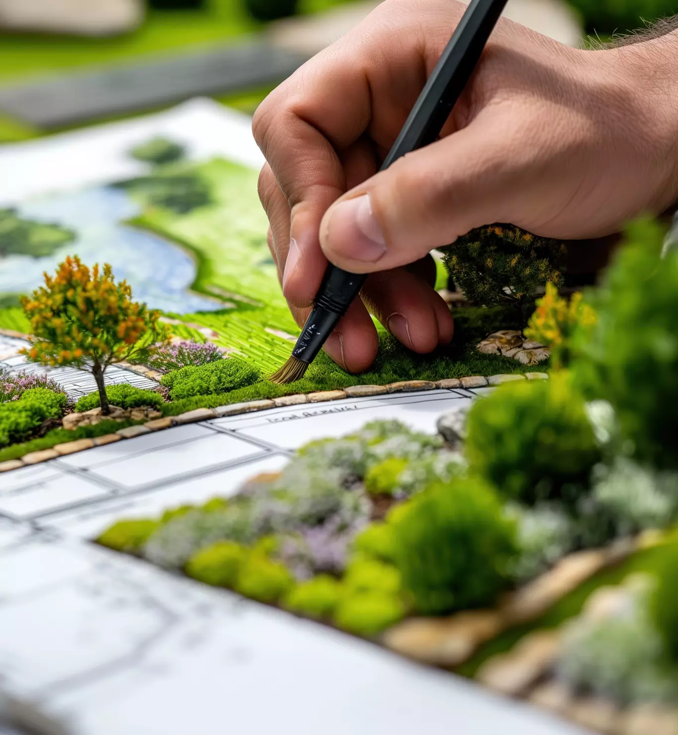 Conception de jardin près de Tours